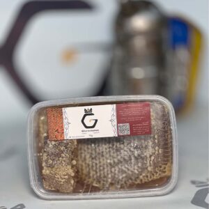 عسل طبيعي بشمعه ١ كيلوغرام